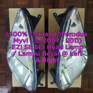 (100%  Thailand)Perodua Myvi 1.3 (2007 - 2011) EZI SE SE1 Head Lamp / Lampu Besar @ Left & Right