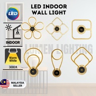 LED Wall Lamp Indoor Wall Light Gold Vintage Design Retro Design Modern Wall Light Led Wall Lamp Gol
