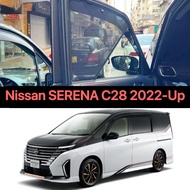 Magnetic Car Window Sunshade for Nissan SERENA C28 2022-2024 Car Window Cover Curtains Anti-Mosquito