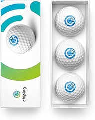 Chiping GPS Tracked Golf Balls (6 Pack) - The Worlds First GPS Tracked Golf Balls - Play Faster - Sc