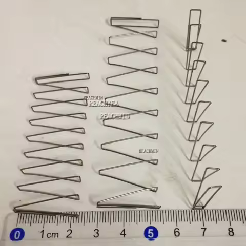 0.4 0.5 0.6 0.8 1.0mm Wire Extension Spring Steel Coil Compression Magazine Square Rectangular Sprin
