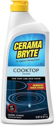 Cerama Bryte Removes Tough Stains Cooktop and Stove Top Cleaner for Glass Cooktop Cleaner - Ceramic