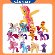 13 Angel Pony Horses (12 Horses 4cm-5cm + 1 Horse 14cm)