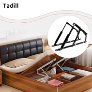[dksqer] 2Pcs Bed Lift Mechanism Iron Versatile Lift up Storage Bed Hinges Hydraulic Gas Spring Bed 