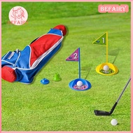 Befairy Kids Golf Toys Set Toy Sports Golf Outdoor Golf Set Active Exercise Practice Holes Education
