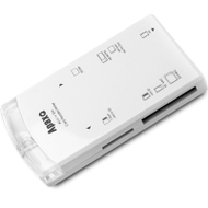 Apaxq CR1300-W 多合一讀卡器 - 白色 | 記憶卡/電話SIM讀卡 | 香港行貨