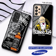 Softcase Glass Kaca SAMSUNG A33(5G) A53(5G) - Casing hp SAMSUNG A33(5G) A53(5G) [ S09 ].