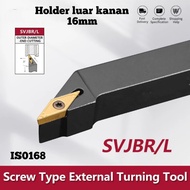 16mm lathe Holder SVJBR 1616H16 flat right application insert VCMT16 VBMT16 VCGT16