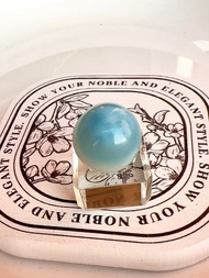 心忱-南極海域 拉利瑪 玉化海紋石 水晶球