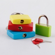 ORANGE Gembok Travel Mini Padlock Color / Gembok Koper Mini Warna / Gembok Pengunci Koper Jelly