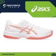 Asics Gel Game 9 Tennis Shoes Women White Sun Coral Tennis Shoes