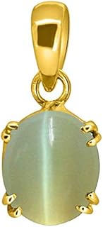 Certified Unheated Untreatet 9.25 Ratti 8.72 Carat A+ Quality Natural Cat Eyes Lehsunia Ketu Pendant