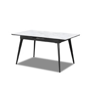 [特價]ASSARI-約瑟岩板伸縮餐桌(寬121-151x深80x高76cm)