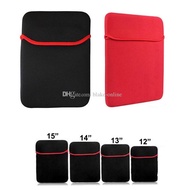 READY STOCK Laptop pouch 12 inch - 15 inch Cover Laptop pouch Bags Soft Sleeve Case Notebook Bag (REVERSIBLE INNER SIDE)