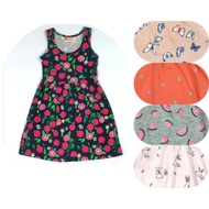 Girl Kids Dress Sleeveless Hnm 1-7 yrs Kids Cotton Printed Dress H&M Flower Heart Unicorn Pony Skirt