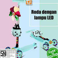 Quality Ox-M95 Toy Otopet Scooter Kids Otoped Beetle Scooter Kids 3-wheel Foldable LED Light Wheel