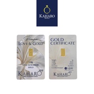 KAHARO GOLD BAR  1 GRAM AU 999.9