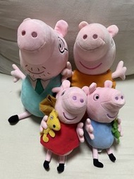 正版Peppa Pig family 公仔