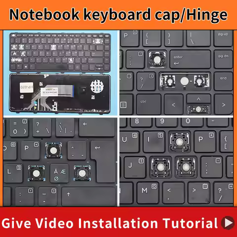 Replacement Keycap Key cap Hinge for HP Probook 440 G0/ 445 G0/440 G1/440 G2/445 G1/445 G2/ 430 G2 K