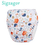 [Sigzagor]1 XL Adult Cloth Diaper Nappy Urinary Incontinence Pocket Reusable Insert Hook And Loop ABDL Age Play 26.7In To 50.4In