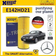 HENGST Oil Filter Mercedes-Benz SLK R170 Engine M111 M112 Penapis Minyak Enjin E142H D21 104 180 010
