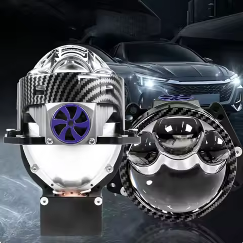 3 Inch Laser Bi LED Projector Lens Headlight Car Headlamp Retrofit H4 H7 Universal Auto Laser Projec