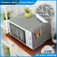 30x90cm Microwave Oven Dust Cloth Cover / Scandinavian Style Oven Dust Cover / Cotton Hemp Material 