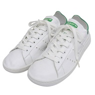 全新未使用 ▲ BALENCIAGA × adidas 721836 Stan Smith 皮革低筒運動鞋 白色/綠色 24.5碼 附鞋盒和防塵袋 義大利製造 女款