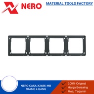 SAKLAR LAMPU - STOP KONTAK - SAKLAR - SAKLAR NERO CASA X2 BLACK MATTE - SAKLAR NERO - NERO INBOWDU