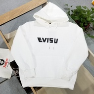 Evisu EVISU Dharma Letter Print Loose Hooded Sweatshirt