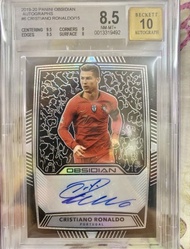 2019-20 Panini Obsidian Cristiano Ronaldo 親筆簽名卡
