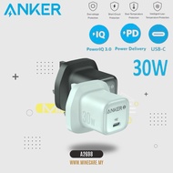 Anker A2698 Zolo 30W Compact GaN Charger Type-c Fast Charging plug 3 pin