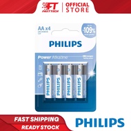 PHILIPS LR6 Battery with AA Size, Alkaline & 5 Years Shelf Life for Radio Flashlight etc.