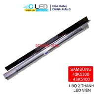Thanh LED Tivi samsung 43k5300 - Lắp zin tivi 43k5300 - 1 bộ 2 thanh khung nhôm ( LED mới 100% nhà