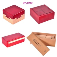 AROMA Wooden Brain Teaser Puzzle, Unlock Luban Lock IQ Puzzle Mind Brain Teaser, Brain Teaser Puzzle
