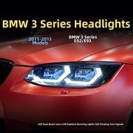 BONINGYU | BMW 3 Series E92 E93 M3 Compatible LED Headlights Daytime Running Light Turn Signal