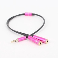 3.5MM AUDIO splitter cable to mic and speaker - Mic and speaker splitter cable (please type)
