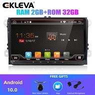 EKLEVA 2 DIN Android Car Radio Multimedia GPS Auto For VW Passat B6 CC Polo GOLF 5 6 Touran Jetta Tiguan Magotan Seat Head unit