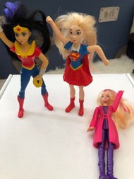 麥當勞 老玩具  barbie芭比娃娃  三隻便宜合售150  神力女超人