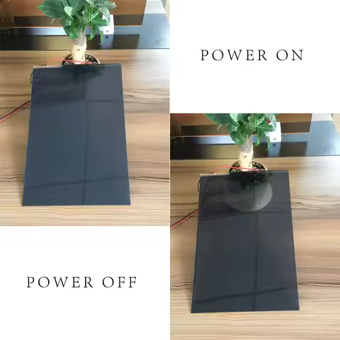 HOHOFILM 6colors 10cmx10cm Smart Film Window Film PDLC sample Switchable Film For Home,Building, hot