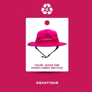AQUATIQUE - BUCKET - ECONYL SHOCKPINK - หมวกดำน้ำ หมวกเล่นน้ำ หมวกเซิร์ฟ เดินป่า แคมป์ปิ้ง กันแดด กั