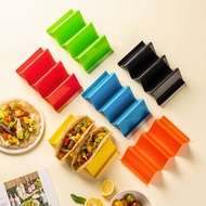 1/2/6Pcs Mexican Roll Rack Taco Holder Plastic Taco Holder Wave Shape Tray Holder Taco Cake Rack Dis