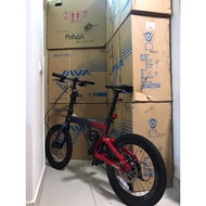 [READY STOCK] JAVA Neo 2 Folding Bike 20 Inch + Free Bottle Cage + Lamps