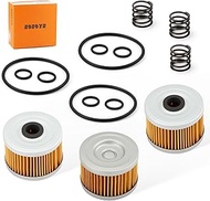For Honda ATC XR 250 300 350 400 500 600 650 3Pcs Oil Filter & Spring O-Ring Kit 15410-KF0-305