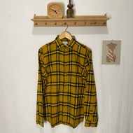 KEMEJA ZARA MAN thin flannel shirt Original size M, very good condition