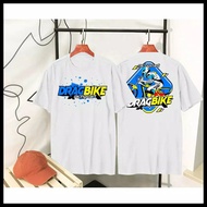Kaos Drag Bike Racing Star / Baju Drag Bike Racing Star Putih