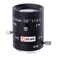 Kanta industri 6-12mm herotan rendah 3 juta piksel zum apertur manual C-lekap kanta pemeriksaan peng