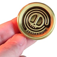 Brifit Kim Loại Đầu Lâu EDC Tay Đẩy Đồng Xu Thương Hiệu Papa Giải Nén Đồ Chơi Bồn chồn Đồ Chơi Cảm G