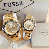 Fossil-l/stainless?gb*steel~UH*fashion~Kz*watch~xj+for jF+wX+hc+men women couple watch water proof
