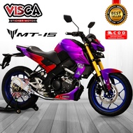 Stiker Decal Yamaha MT 15 Dekal Mt 15 Striping Mt 15 Variasi Decal Mt 15 Full Body Bunglon
